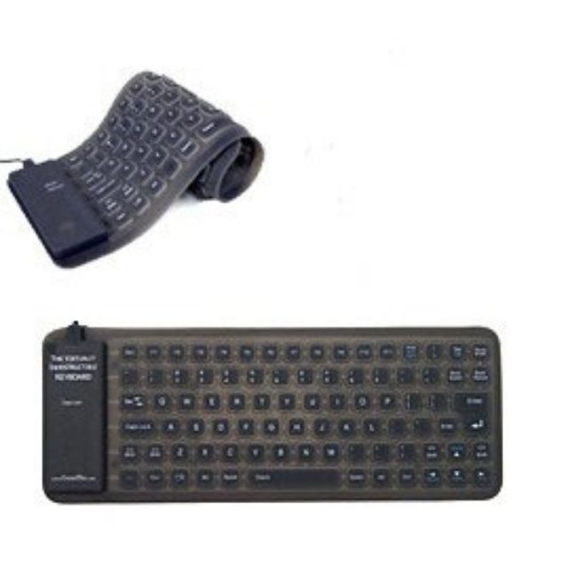 Bàn phím dẻo USB cho PC, Laptop Silicon ChốngNước