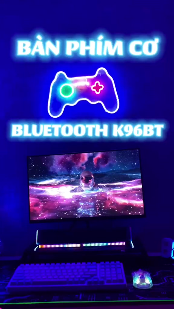 Bàn Phím Cơ Bluetooth Không Dây K96BT Cao Cấp Có HOTSWAP Lót Foam Tiêu Âm, Trục Red Switch | BigBuy360 - bigbuy360.vn