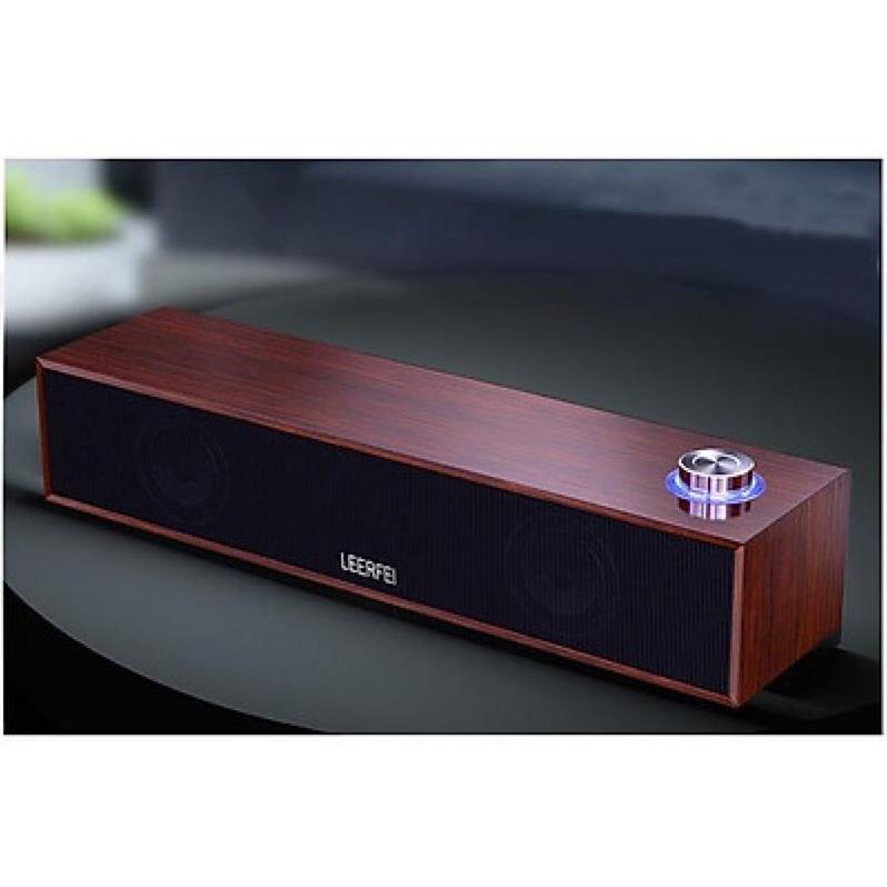 Loa vi tính 2.0 để bàn Leerfei E-350T Công Suất Lớn Dùng Cho Máy Vi Tính PC, Laptop, Tivi