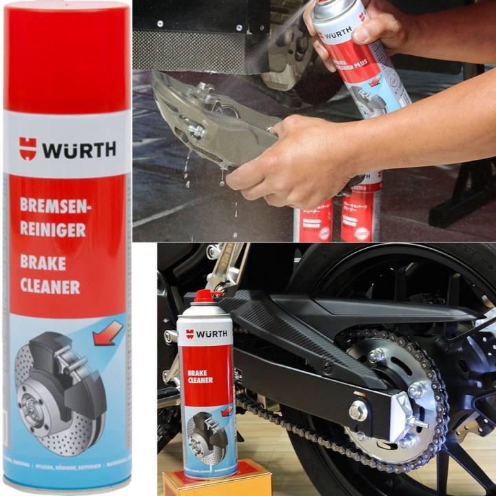 Dung Dịch Vệ Sinh Thắng Xe Wurth Brake Cleaner 500ml Tặng khăn - W0890