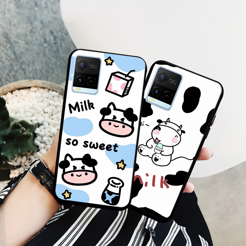 [HOT] ỐP LƯNG VIVO Y21 -VIVO Y21S -VIVO V21 5G ỐP BÒ SỮA SIÊU ĐẸP CUTE GIÁ RẺ