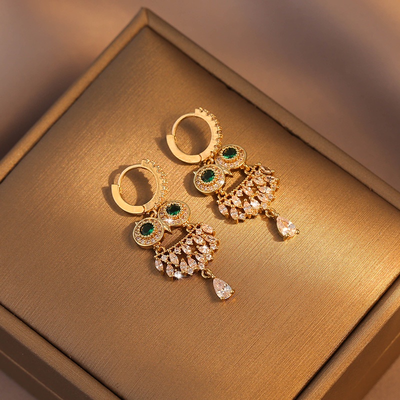 Bông Tai Hình Chim Cú Phong Cách Hàn Quốc Cổ Điển Dành Cho Nữ