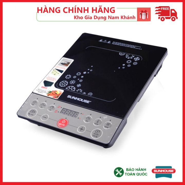 Bếp Điện 🔥 Bếp Điện Từ Sunhouse SHD6152 + Tặng Kèm Nồi Inox Cao Cấp