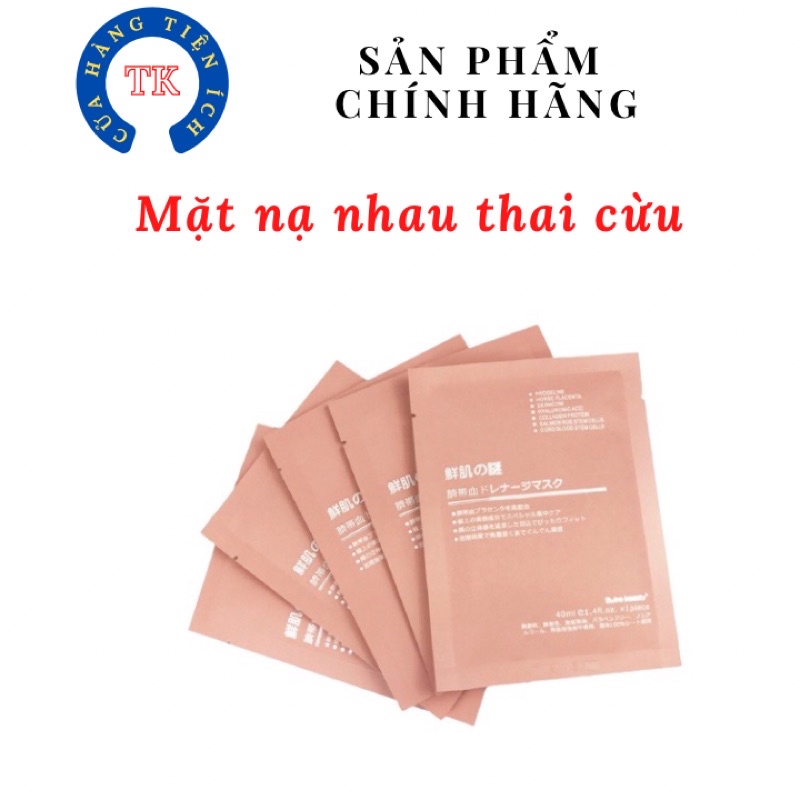 Mặt nạ nhau thai cừu tế bào gốc Rwine Beauty Nhật Bản