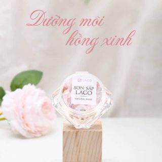 Combo son sáp Laco dưỡng môi hồng xinh tự nhiên nhuthuy89