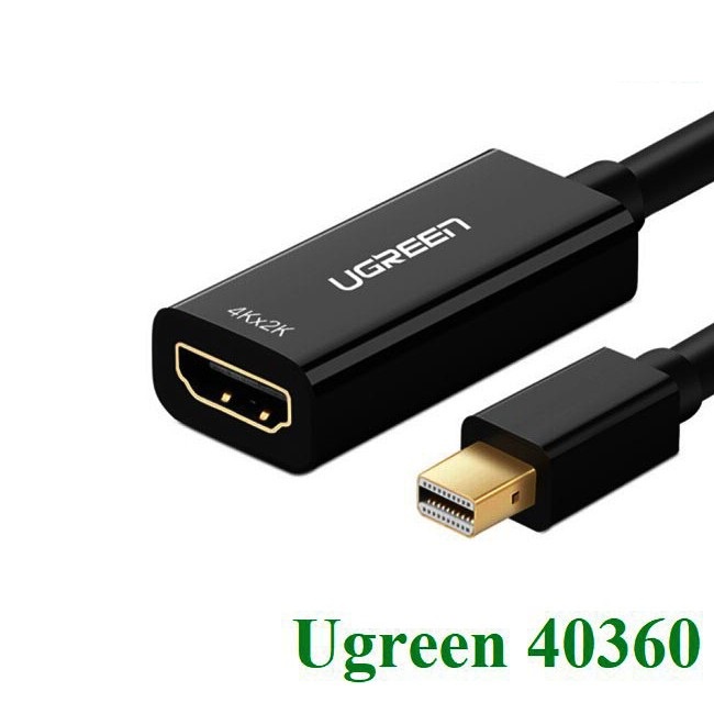 Cáp chuyển đổi Mini Displayport to HDMI hỗ trợ 4Kx2K chính hãng Ugreen 40360 cao cấp