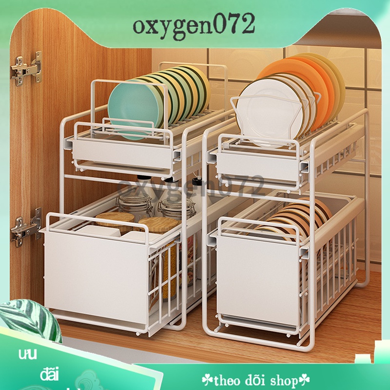 ☀ Kệ Để Chén Đĩa Inox 304 Giá Bát Nhỏ Có Khay Hứng Nước Ráo Nước Chống Trượt Tiện Dụng