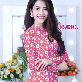 Vải áo dài nguyên bộ lụa nhật