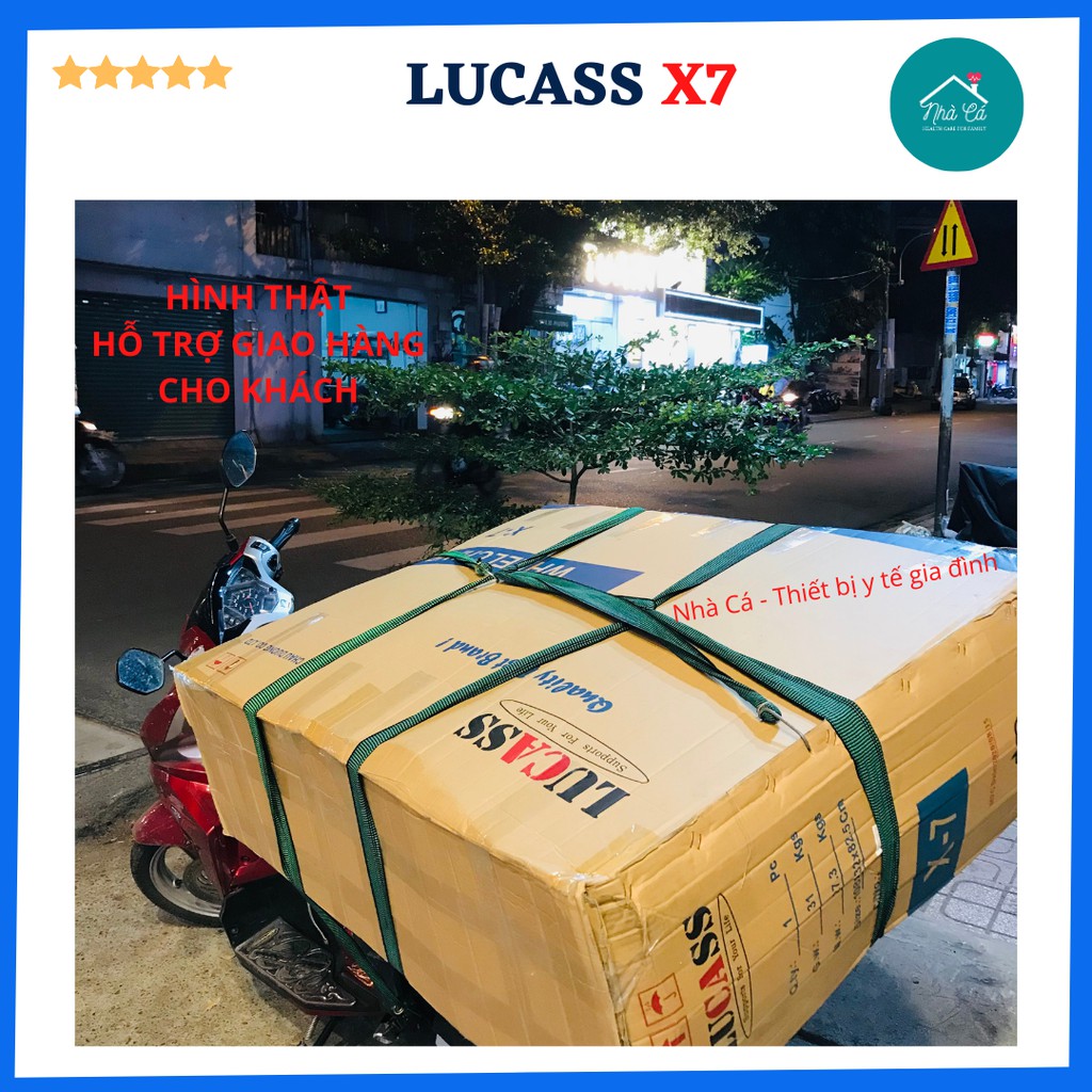 Xe lăn tay có bô và ngả nằm Lucass X7 - Chính Hãng