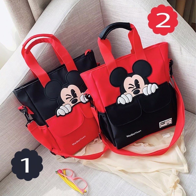 Túi đeo chéo Mickey cho mẹ và bé