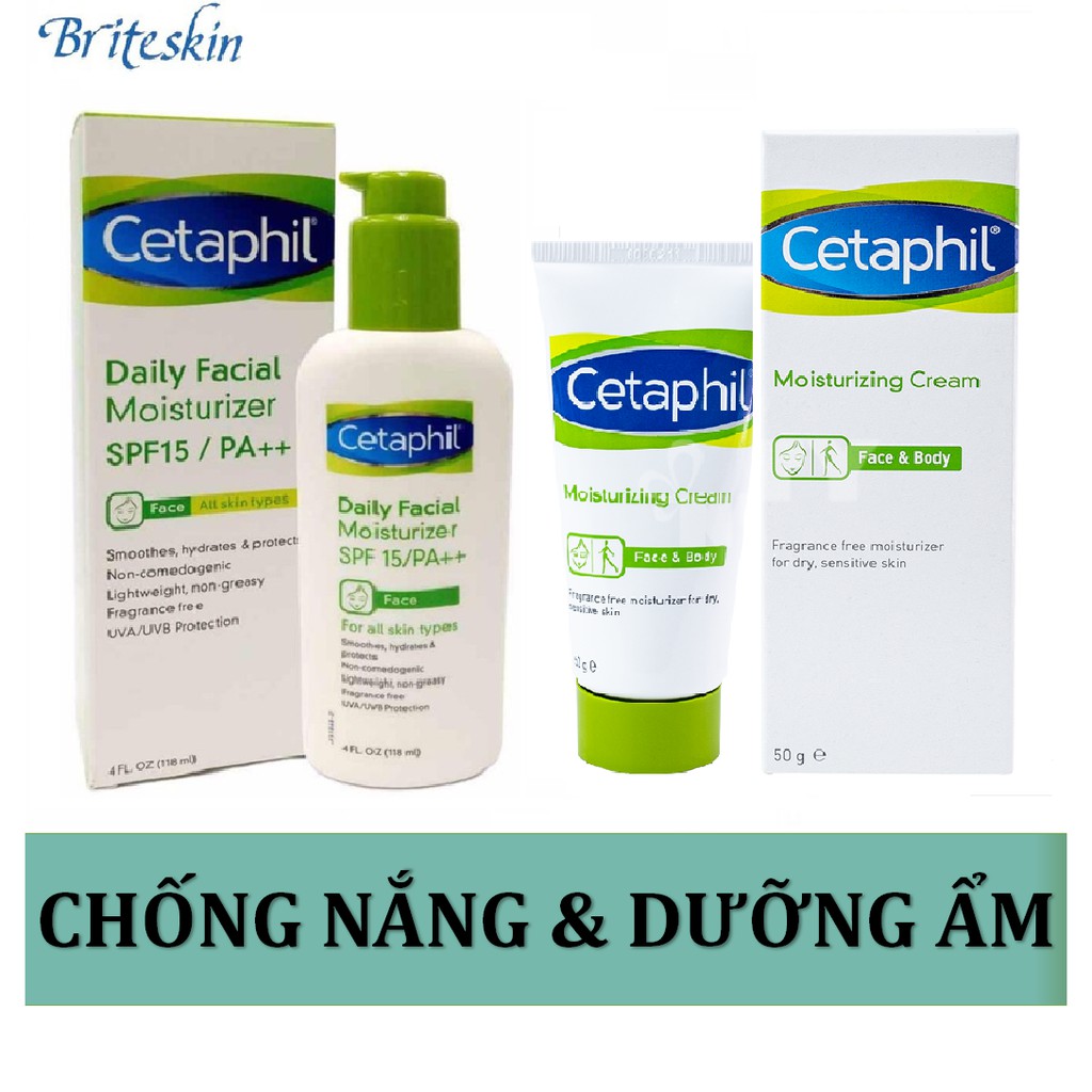 Bộ Đôi Kem Chống Nắng & Kem Dưỡng Ẩm Hàng Ngày Cetaphil Daily