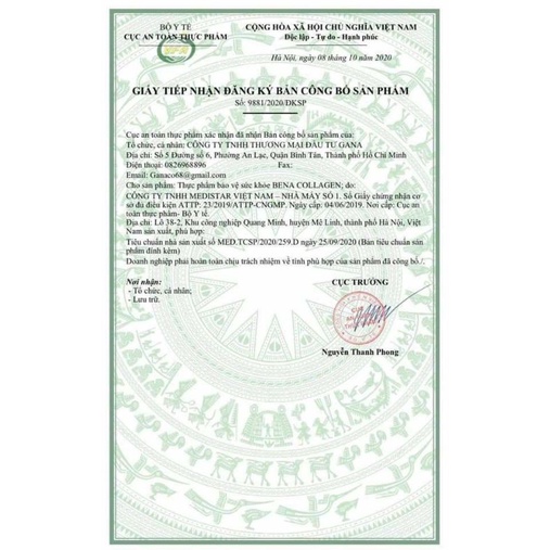[FREESHIP] (Hàng Chính Hãng) Bena collagen hộp 30 gói ngăn ngừa lão hoá, nám - tàn nhang, giúp da căng bóng, mịn màng | BigBuy360 - bigbuy360.vn