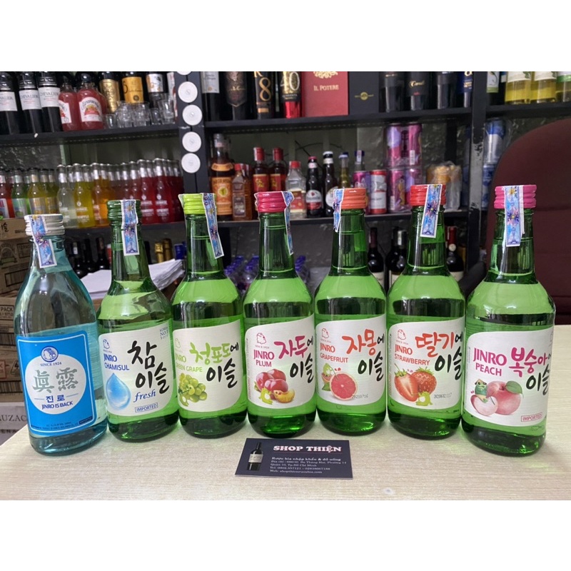 Sô Chu Soju Jinro Hàn Quốc 360ml-nhập khẩu