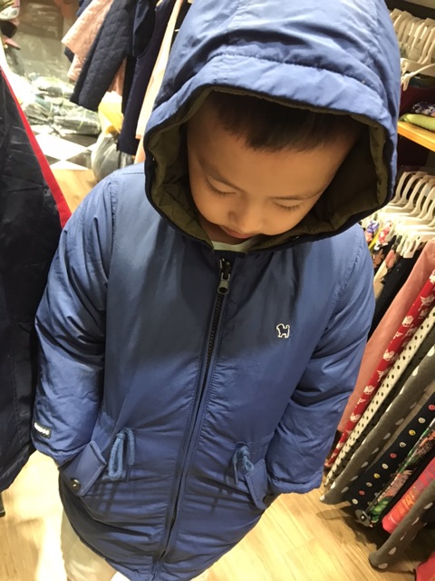 Áp lông vũ mặc hai mặt bluedog