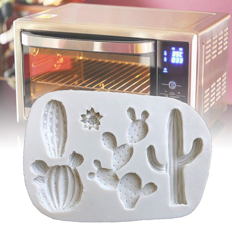Khuôn Silicon Làm Đồ Trang Sức Hình Cây Xương Rồng
