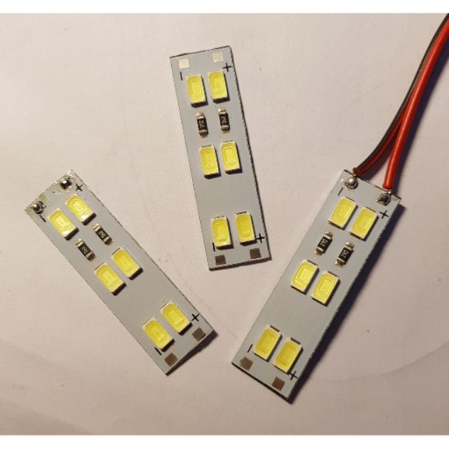 Led 12V 3W siêu sáng có nhôm tản nhiệt có đầu dây