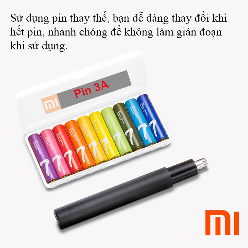 [CHÍNH HÃNG] Máy Tỉa Lông Mũi Xiaomi HN1 - Xiaomi Mini Electric Nose Hair Trimmer HN1, Lưỡi Dao Sắc Bén