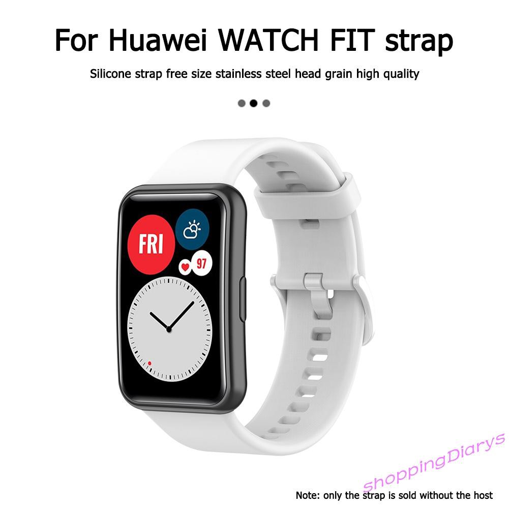 Dây Đeo Silicone Cho Đồng Hồ Thông Minh Huawei Fit 22mm