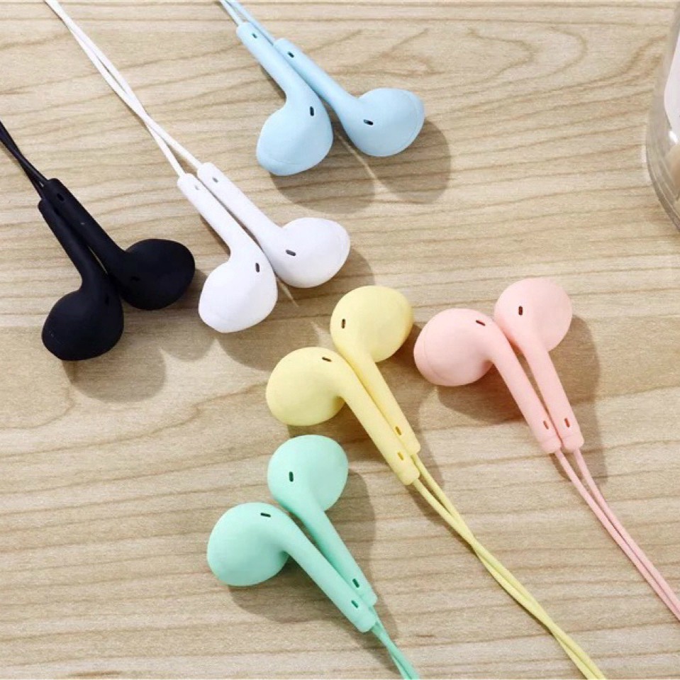 Tai nghe nhạc in-ear Macaron U19 giao diện 3.5mm với loa siêu trầm đa chức năng cho Android và iOS