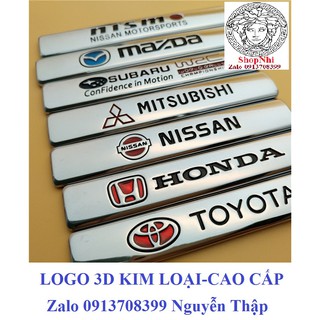 Logo kim loại 3D các hãng xe