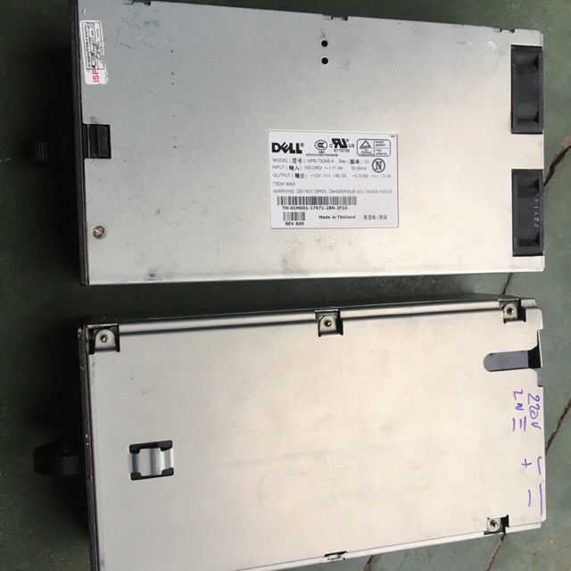 Nguồn máy tính chủ dell 730w 12v 60A NPS-730AB đã kích hoạt sẵn