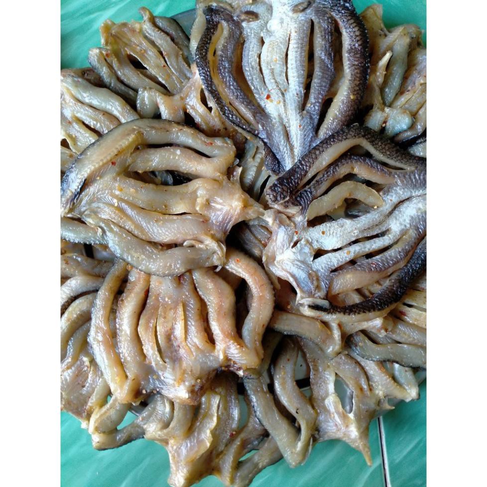 COMBO 2 KG ( 4KHAY 500G ) KHÔ CÁ LÓC ĐỒNG LOẠI LỚN 3 NẮNG