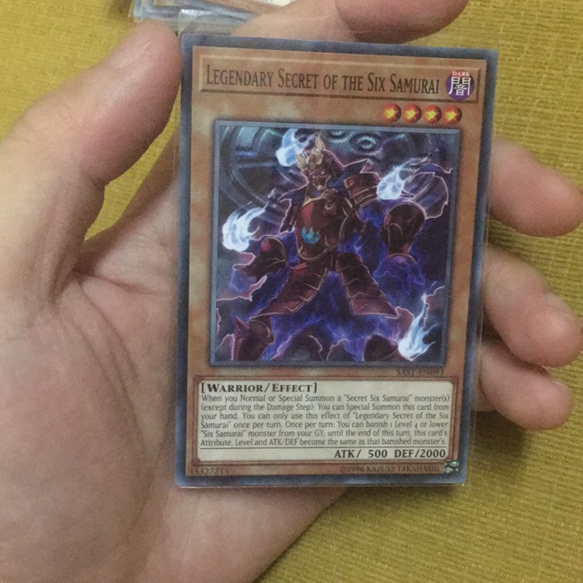 Thẻ bài Yugioh Legendary Secret Of The Six Samurai (N)