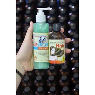 Combo dầu gội bưởi + tinh dầu bưởi
