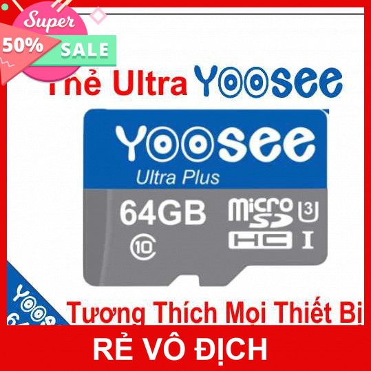 Thẻ Nhớ YooSee Chính Hãng - 64GB Tốc Độ Cao | BigBuy360 - bigbuy360.vn