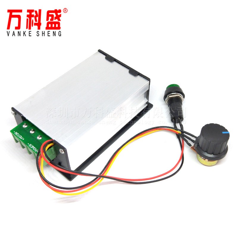 Màn hình kỹ thuật số Bộ điều khiển tốc độ động cơ PWM DC 6V12V24V48V Bộ điều khiển chuyển đổi tốc độ vô cấp