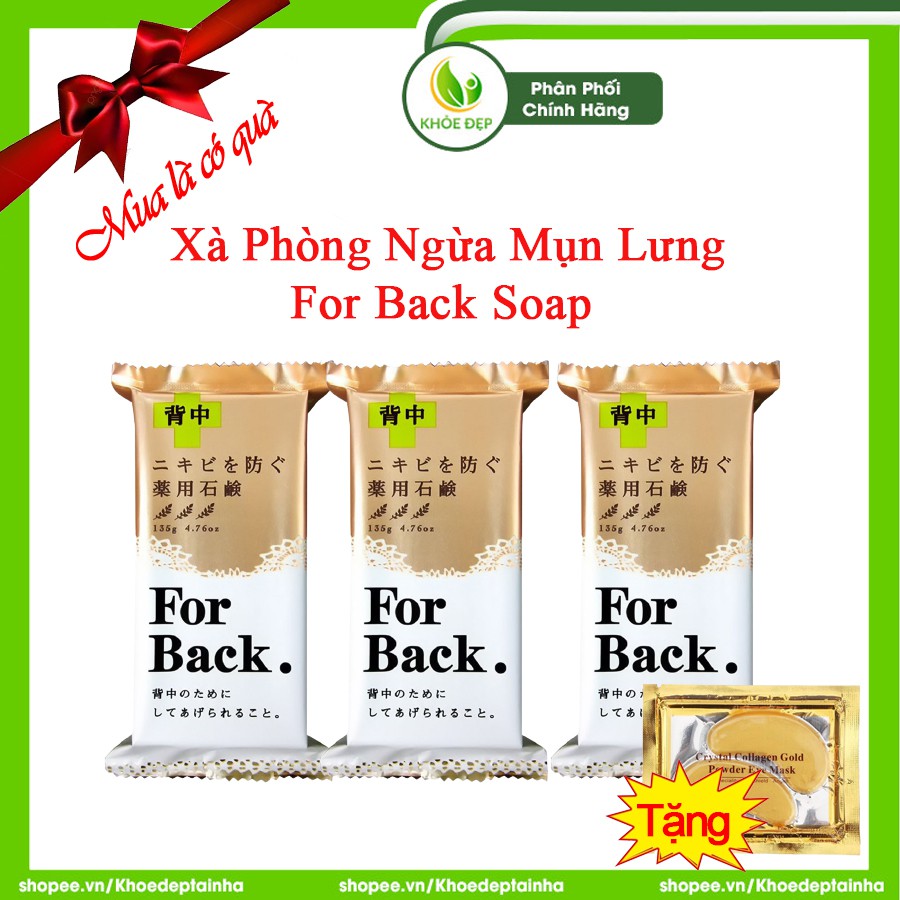 [ CHÍNH HÃNG ] Xà Phòng Ngừa Mụn Lưng FOR BACK SOAP 135g