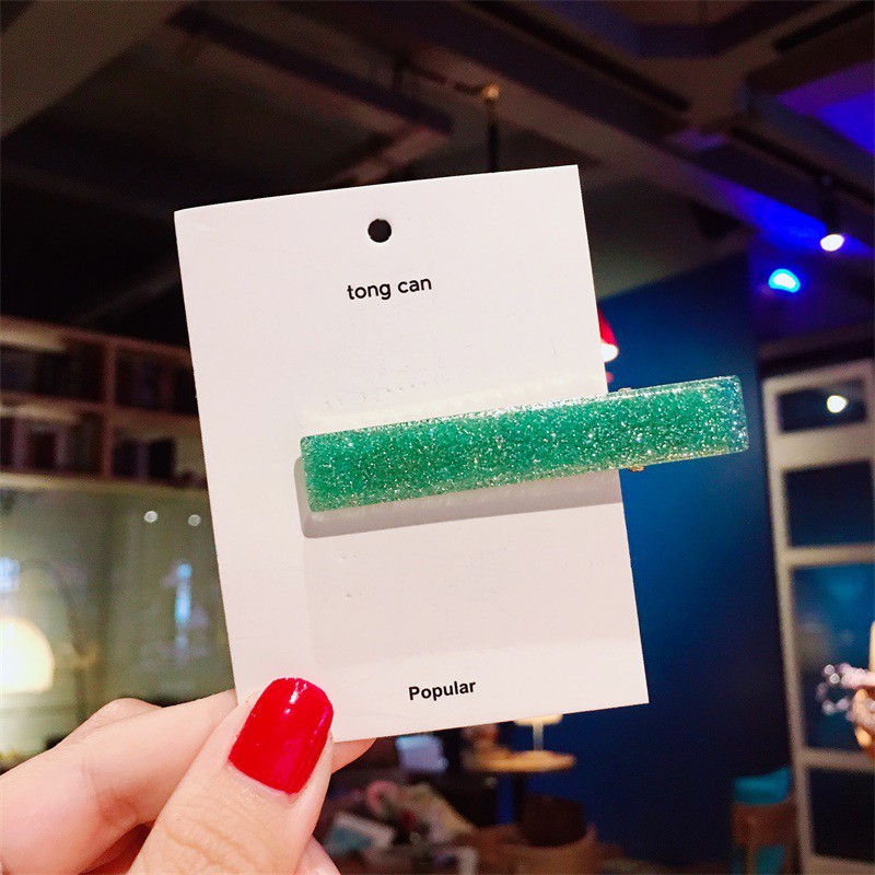 Kẹp Tóc Nữ Hình Chữ Nhật Nhiều Màu Sắc Xinh Xắn