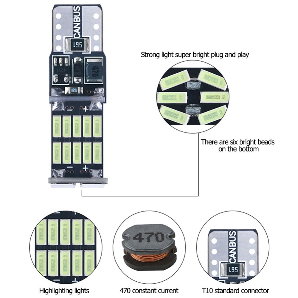 Đèn Led T10 4014 26SMD 12V R8V3 Chiếu Hậu Cho Xe Hơi