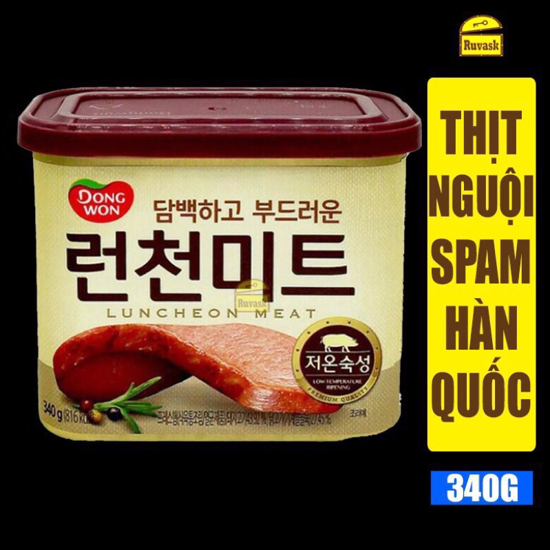 [Nắp Đỏ] Thịt Hộp Dongwon Hàn Quốc Luncheon Meat 340GR