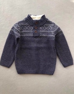[ZARA XUẤT XỊN] Áo len cổ lông cừu Zara