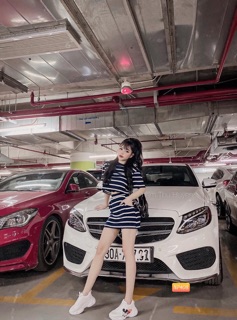 Set Váy Kẻ Nữ Cá Tính chỉ chọn live