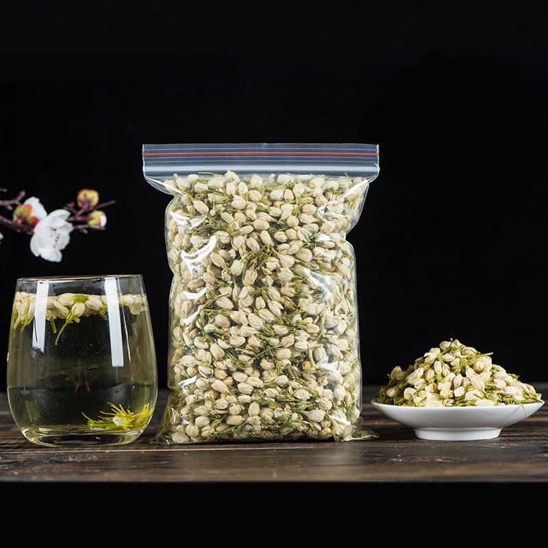 Trà hoa nhài (hoa lài) nụ trắng sấy lạnh (500gr)