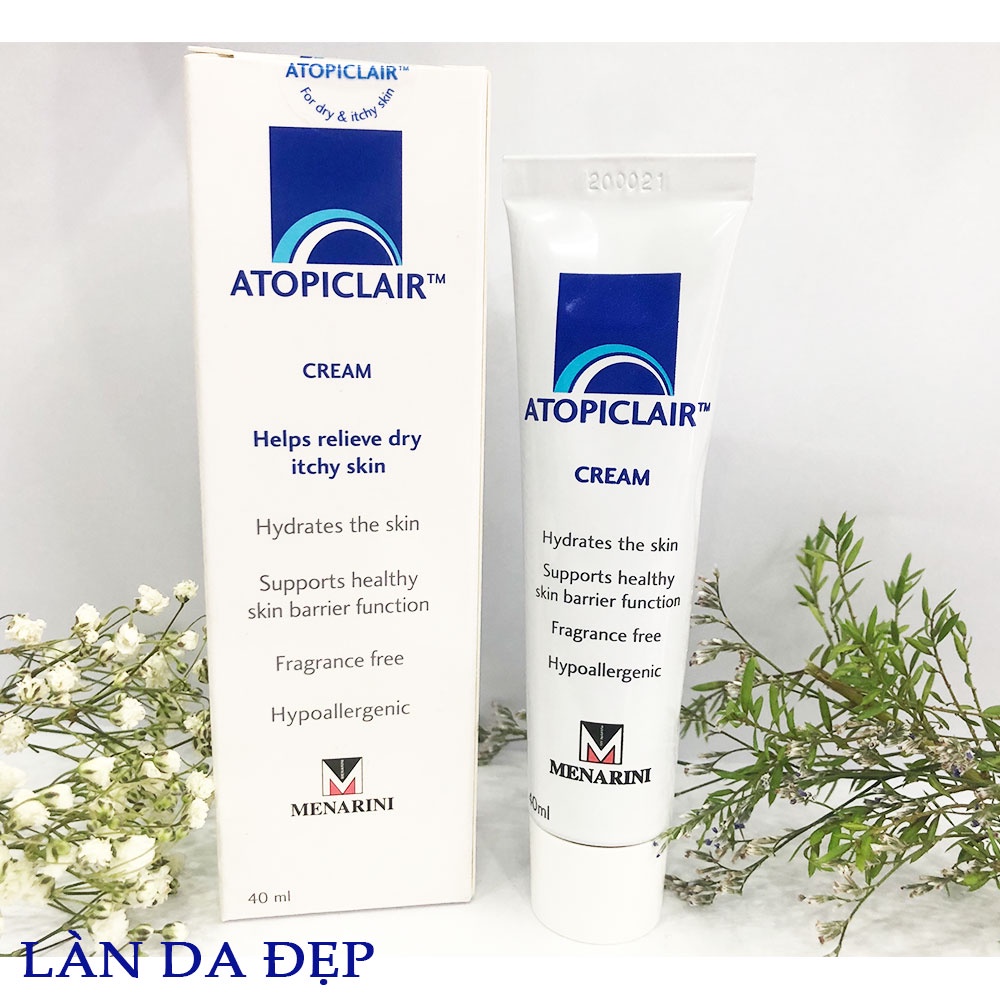 Kem dưỡng ẩm Menarini Atopiclair Cream chăm sóc da phục hồi da cho da nhạy cảm 40ml