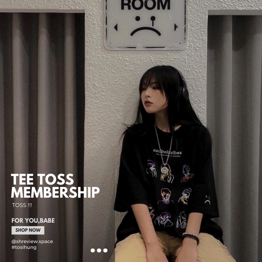 Áo thun 𝗧𝗘𝗘 𝗧𝗢𝗦𝗦 𝗠𝗘𝗠𝗕𝗘𝗥𝗦𝗛𝗜𝗣 ®️ - 𝑯𝒂̀𝒏𝒈 𝒄𝒉𝒊́𝒏𝒉 𝒉𝒂̃𝒏𝒈