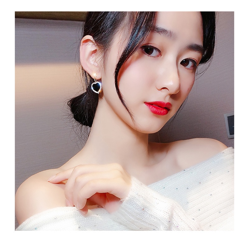 ❤zheting❤Bông Tai Mạ Bạc 925 Hình Học Cá Tính Thời Trang Hàn Quốc Cho Nữ