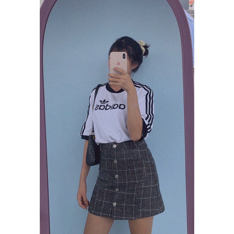 Chân váy dạ kẻ chuẩn Quảng Châu loại 1 | BigBuy360 - bigbuy360.vn