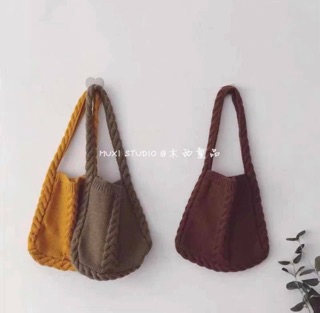 Túi len vặn thừng cho bé