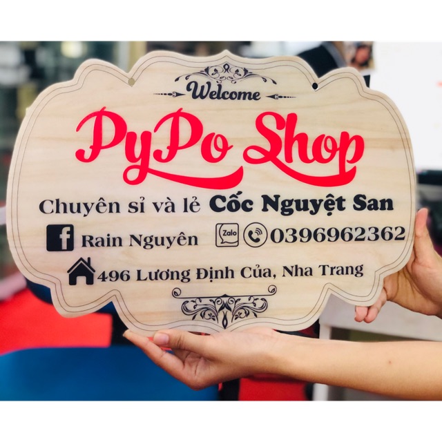 Bảng hiệu LIVESTREAM - Biển hiệu treo shop xinh xắn - Size 30x50cm