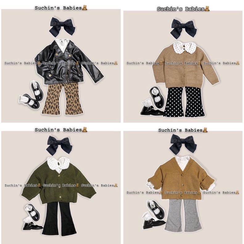Set đồ xinh cho bé gái Suchin