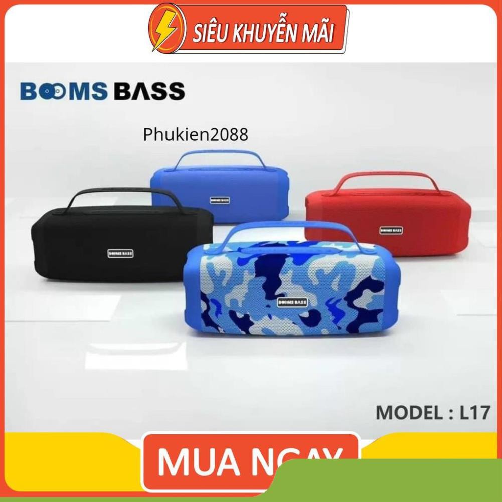 Loa Bluetooth Bombass L17 âm thanh Bass siêu ấm - Hỗ trợ thẻ nhớ,FM,audio 3.5mm hàng cao cấp @ @