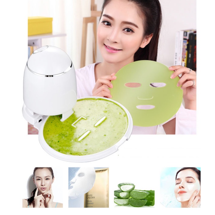 Máy làm mặt nạ trái cây Ckeyin MR499, nhắc nhở bằng giọng nói, tự động làm sạch, Tặng viên collagen - Bảo hành 12 tháng