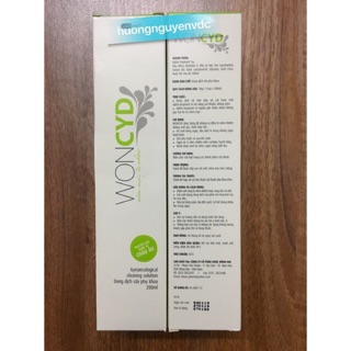 Woncyd 200ml dung dịch vệ sinh hàng ngày