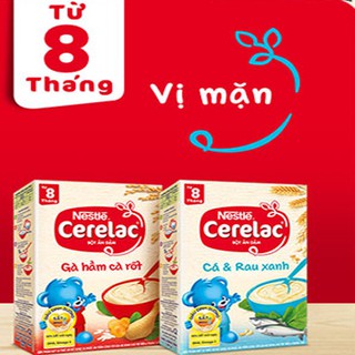 Bột ăn dặm Nestle Cerelac đủ vị 200g