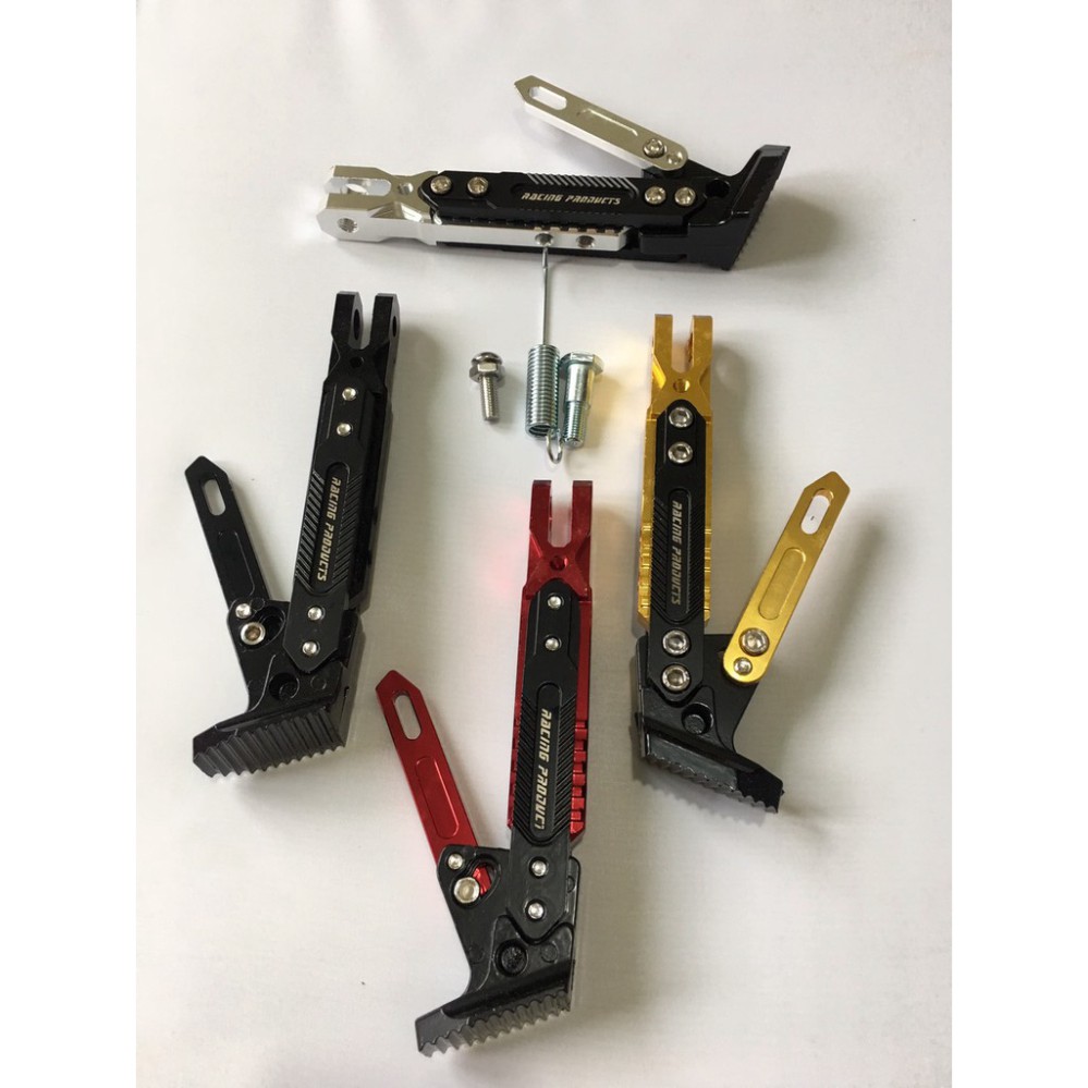 Chân chống, chống ngang phụ racing biker nhôm cnc cao cấp cho mọi loại xe máy/xe đạp điện