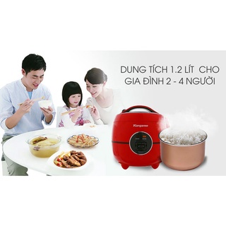 Nồi cơm điện Kangaroo 1.2 lít KG822 đỏ